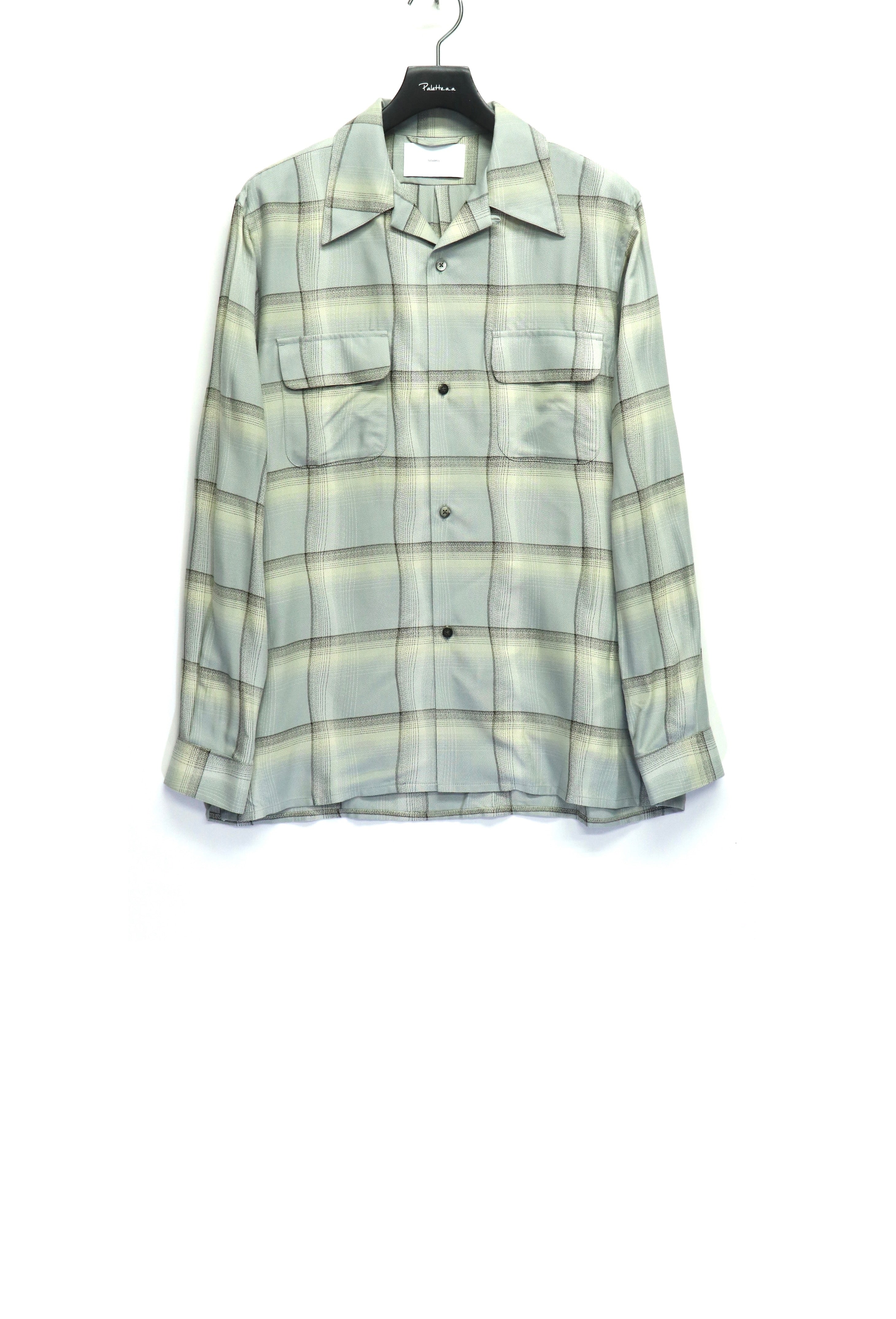 SUGARHILL(シュガーヒル)のOMBRE PLAID OPEN COLLAR SHIRTS STAGGER