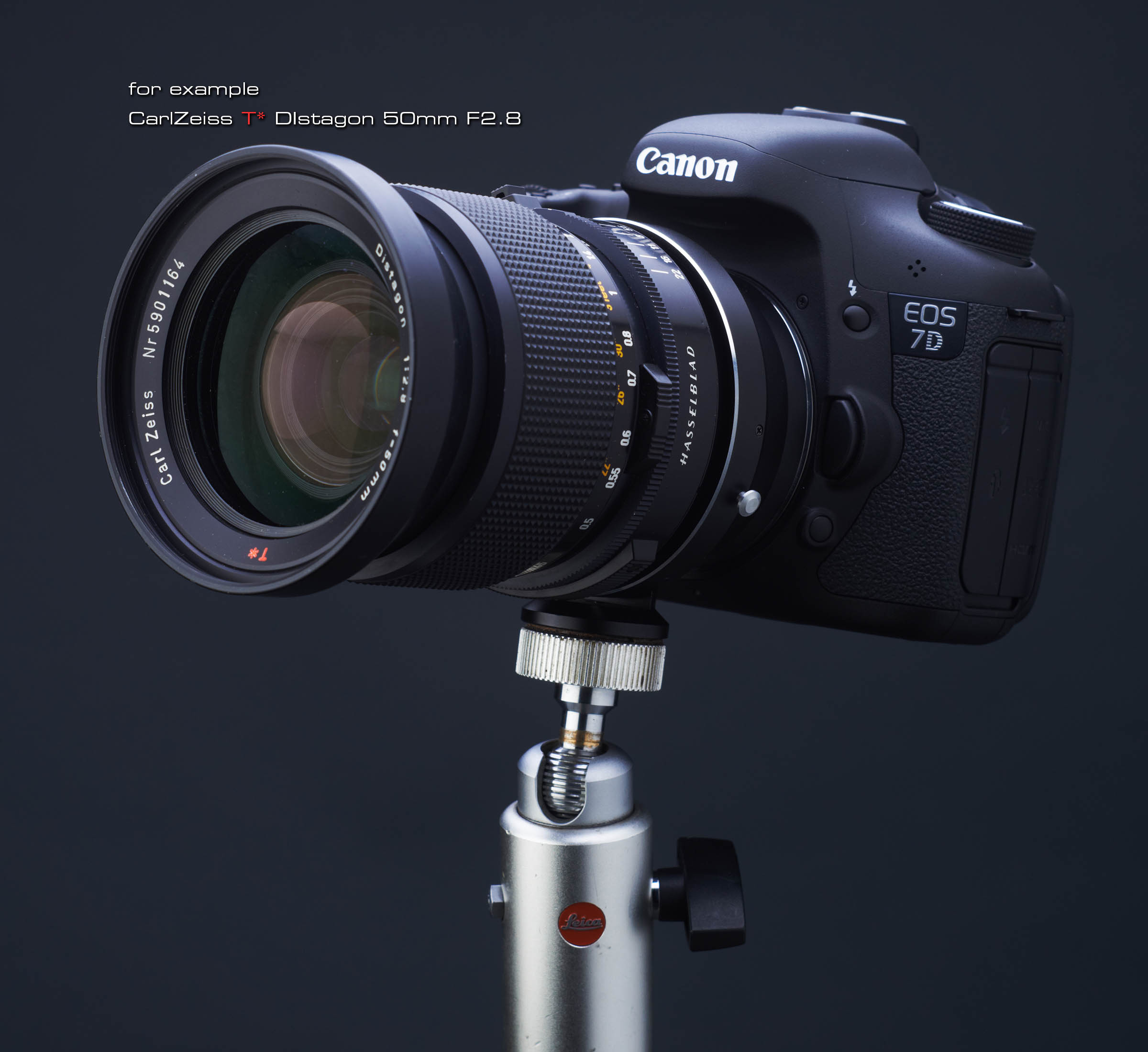 名門ハッセルレンズをEOSやニコンFで使おーぜー！しっかりとした「三脚