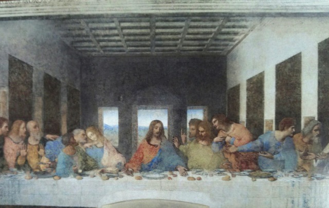レオナルド・ダヴィンチ 「最後の晩餐」: ワタシと一緒の食事はいつも