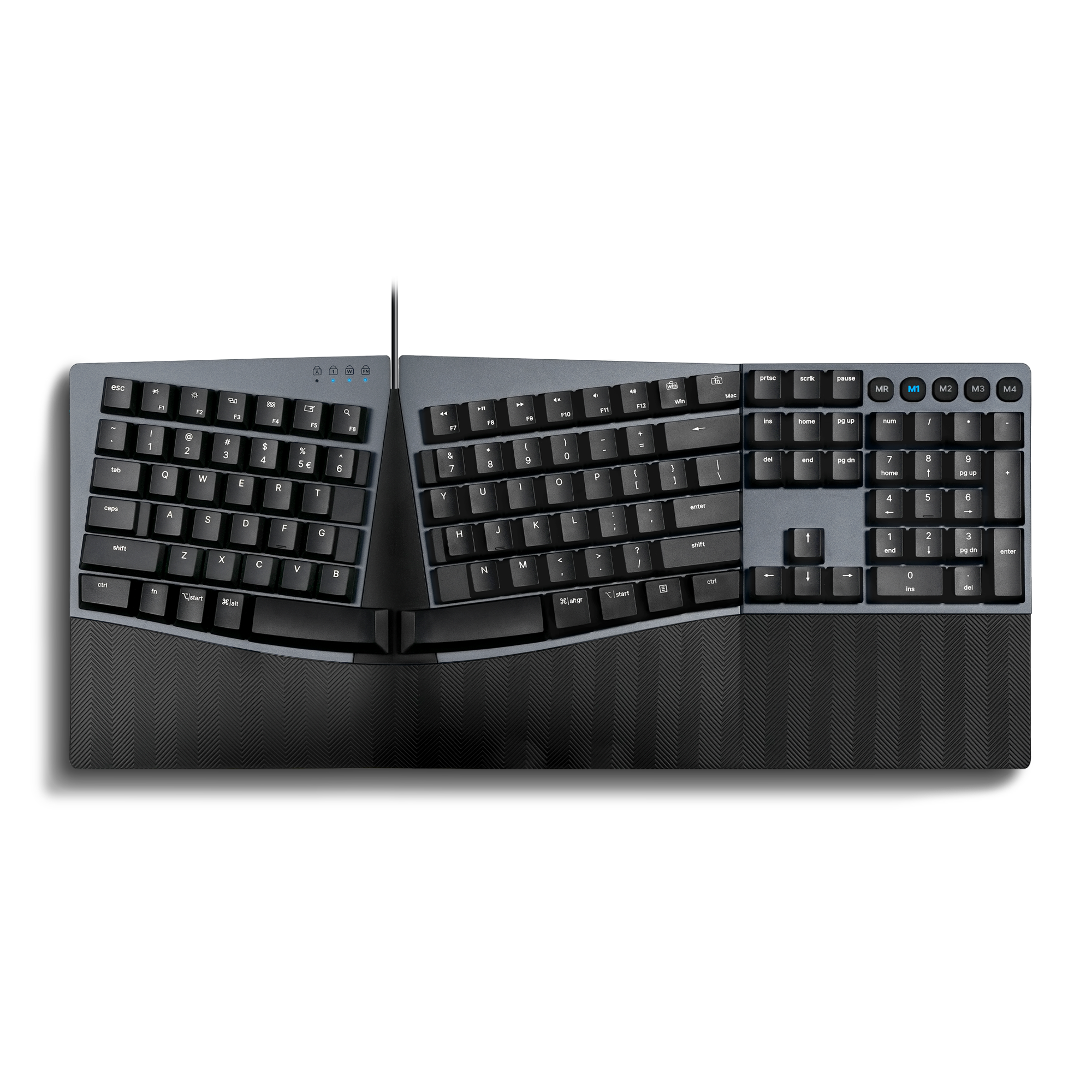 PERIBOARD-535 Wired Ergo-Mechanical Keyboard - Perixx USA