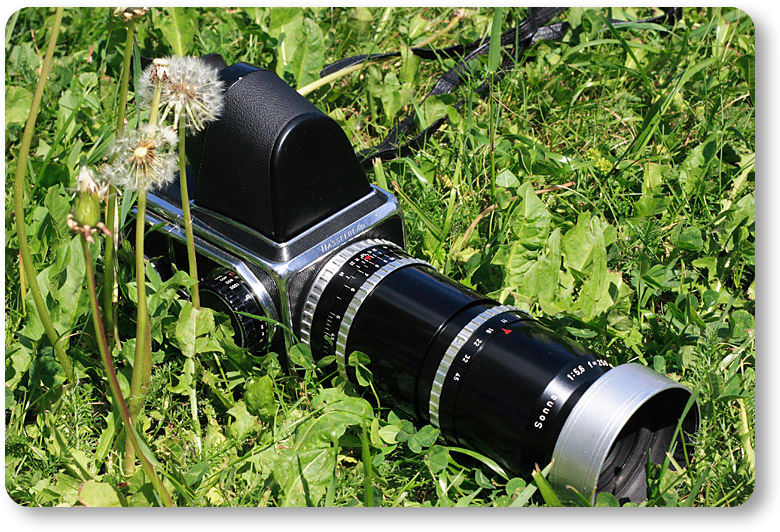 旧型ハッセルブラッド用ツアイス ゾナー250mm/F5.6。 / ストックホルム