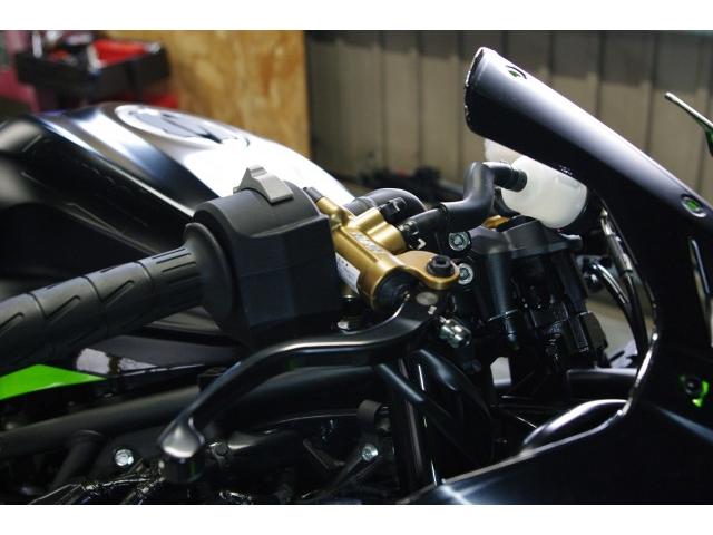 ZX-4Rジムカーナ仕様製作中【福岡市城南区別府】（Strategy福