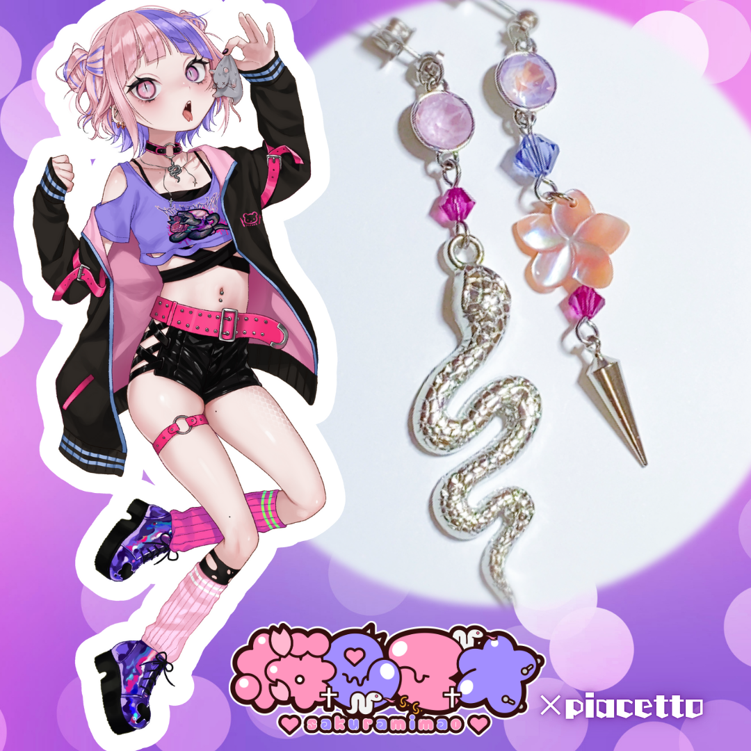 桜巳マオ】イメージピアス/イヤリング – piacetto