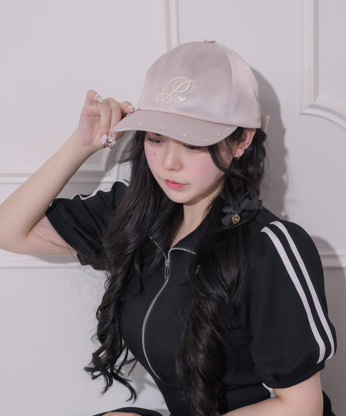 バックリボンビジューキャップ – pium