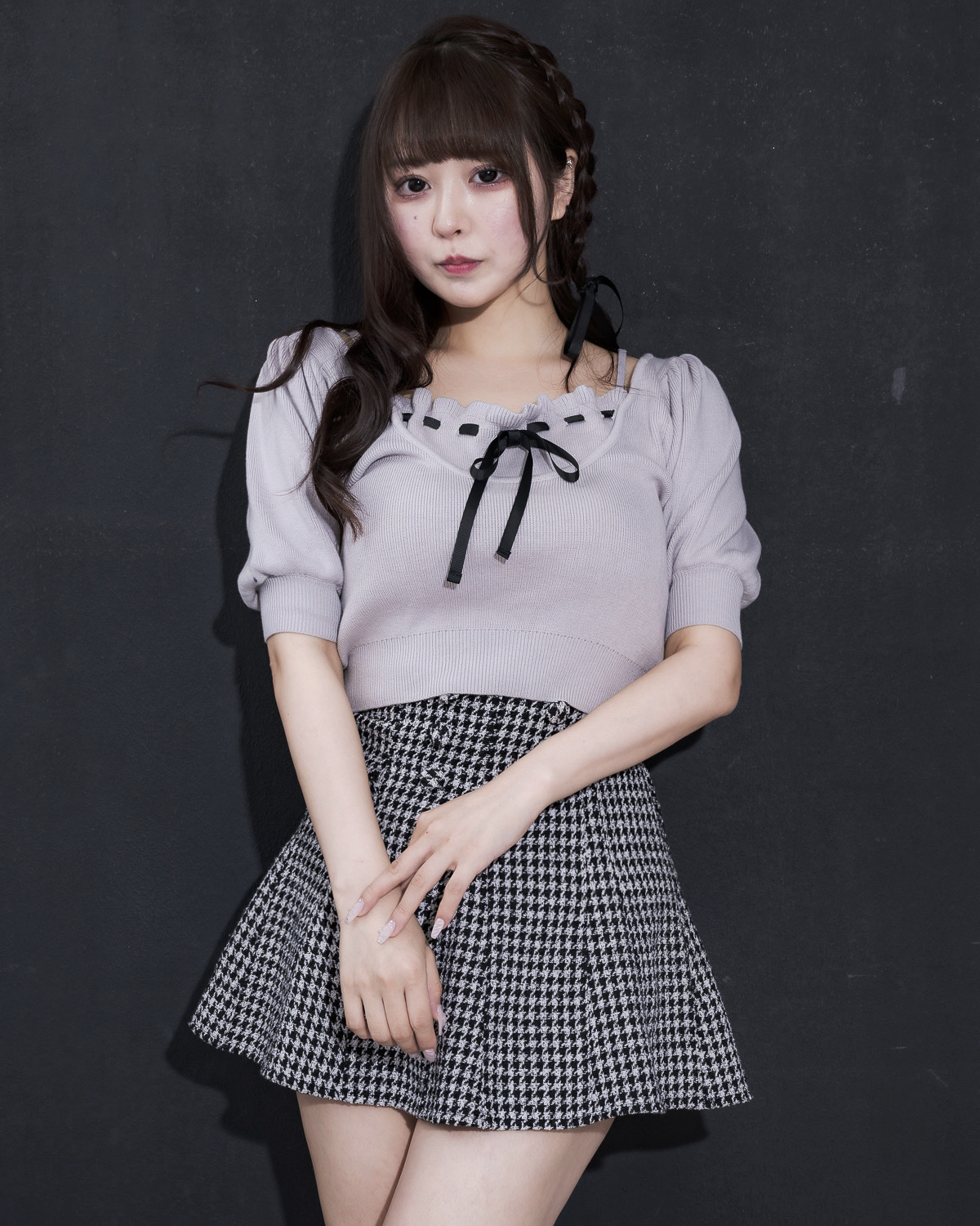 フリルキャミレイヤードニットトップス – pium