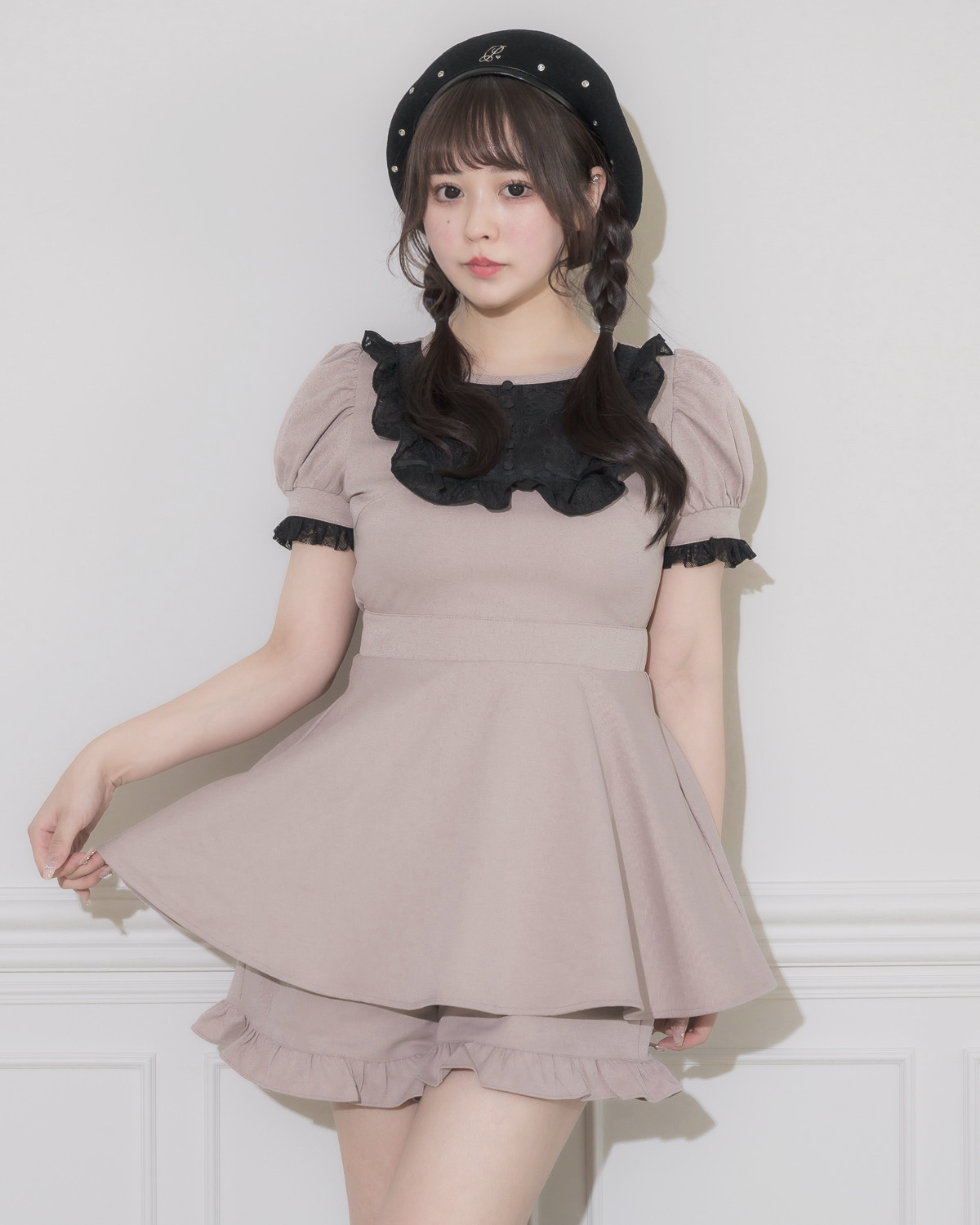 レースヨークフリルドーリーセットアップ – pium