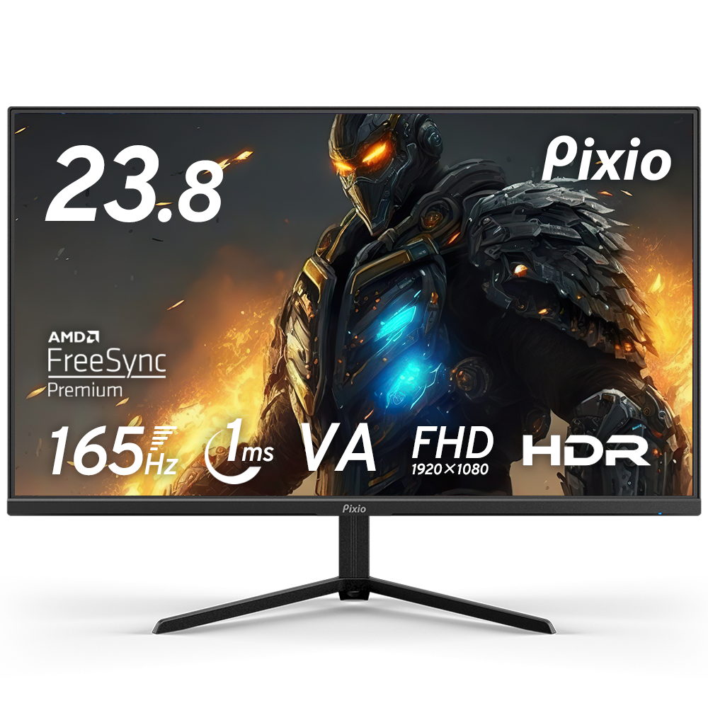 PX243 | 23.8インチ 165Hz FHD VAゲーミングモニター | Pixio