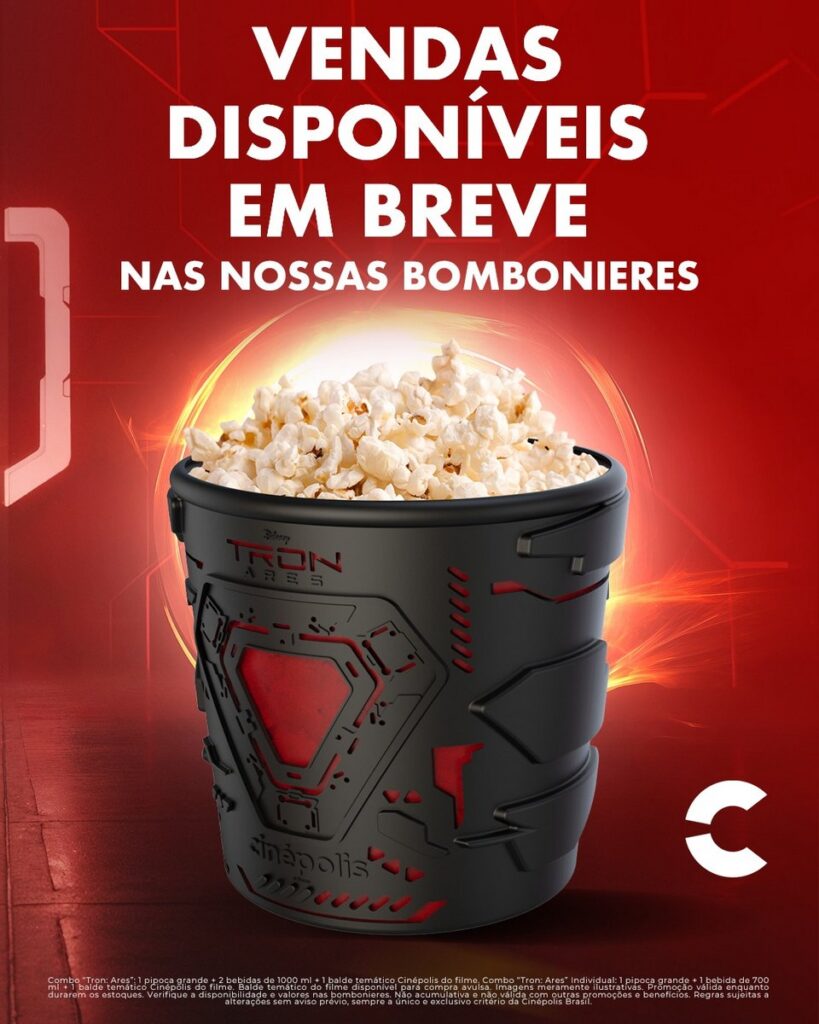トロン：アレス』×Cinépolis——ブラジル・メキシコ限定のポップコーン