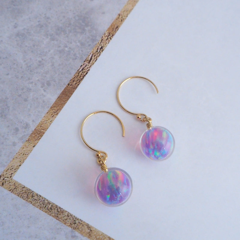 Drop 京都オパール Purple【ピアス/イヤリング】 – popy-k