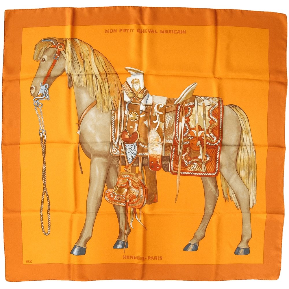 Hermes 2009 Orange Mon Petit Cheval Mexicain by Wlodek Kaminski