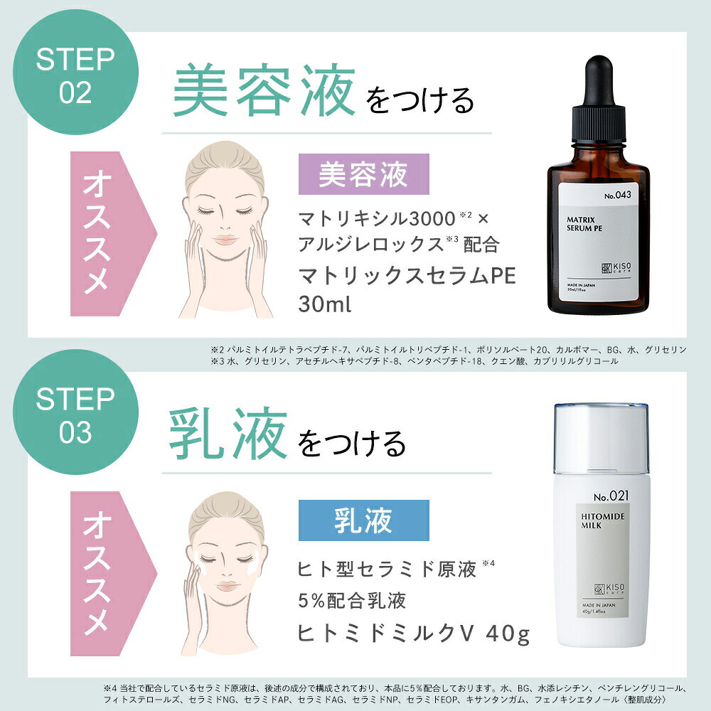 会員様限定 20％OFF】ヒト型セラミド原液 10％配合化粧水｜KISOCARE公式