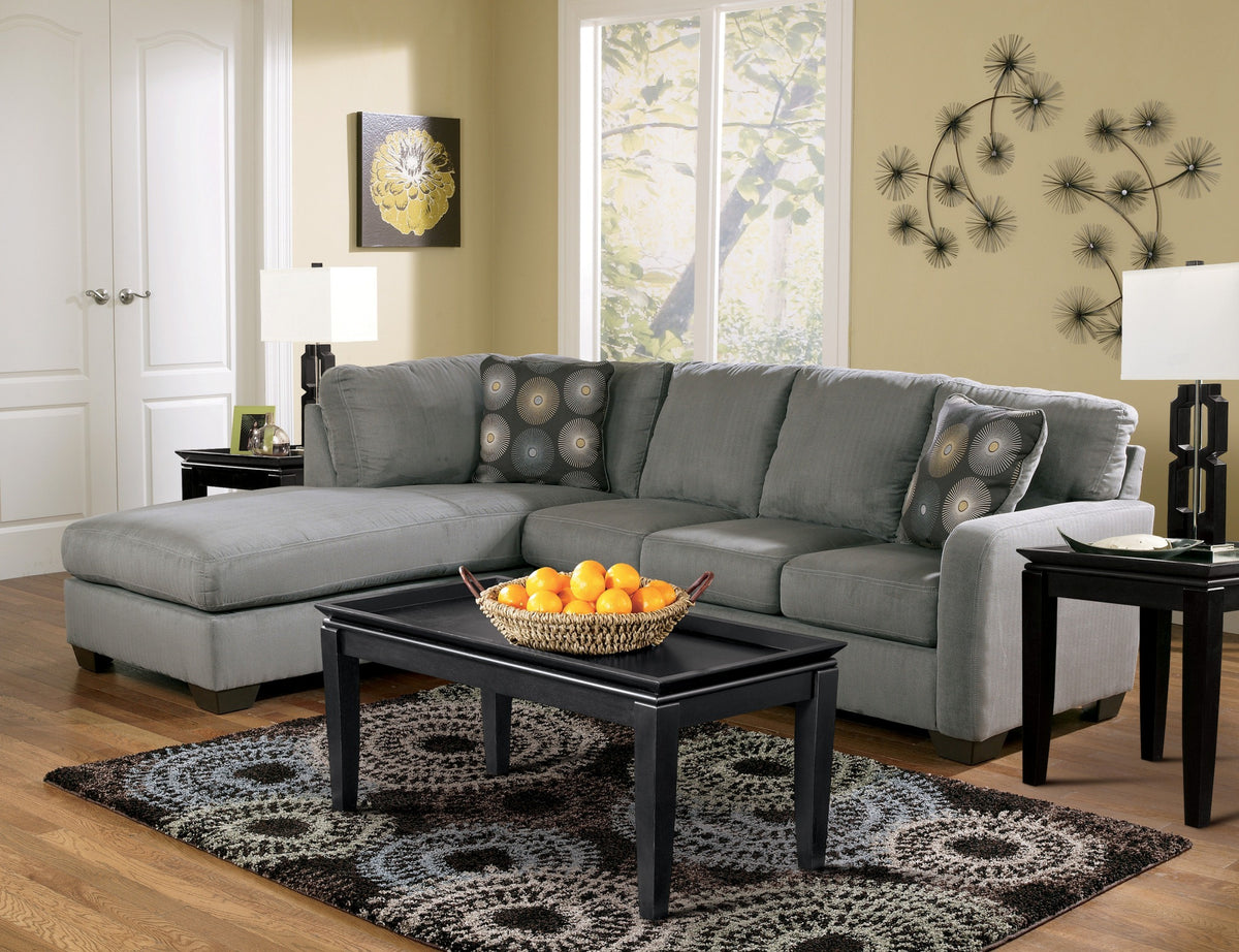 70200 Zella 2-Piece Sectional with Chaise by Ashley – Rubin Furniture