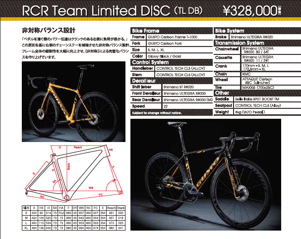 GUSTO 2020モデルのカタログ来ました～(^^) | Rush Eye BICYCLE SHOP
