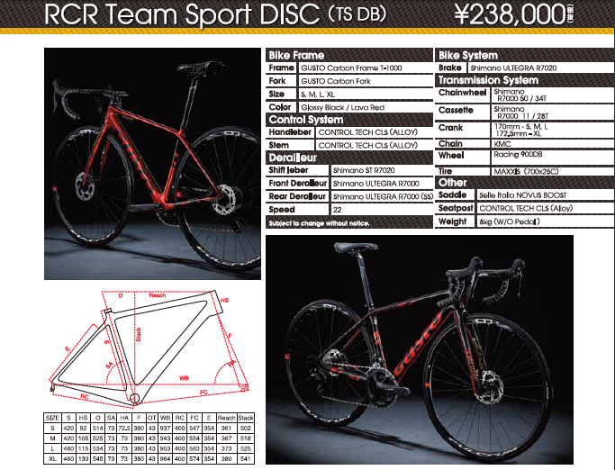 GUSTO 2020モデルのカタログ来ました～(^^) | Rush Eye BICYCLE SHOP