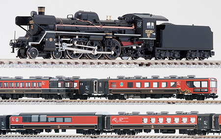 TOMIX C57 180（門デフ）／12系〈ばんえつ物語〉（オコジョ展望車