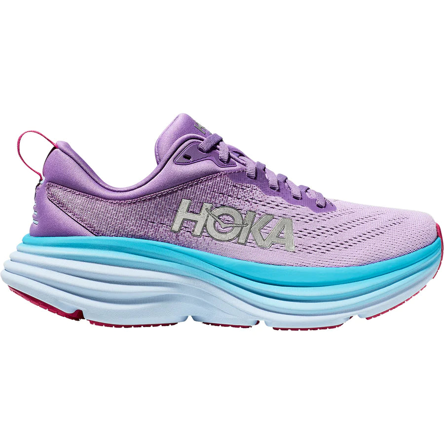 WOMEN'S HOKA BONDI 8 | CHALK VIOLET / PASTEL LILAC – Randy's Shoes