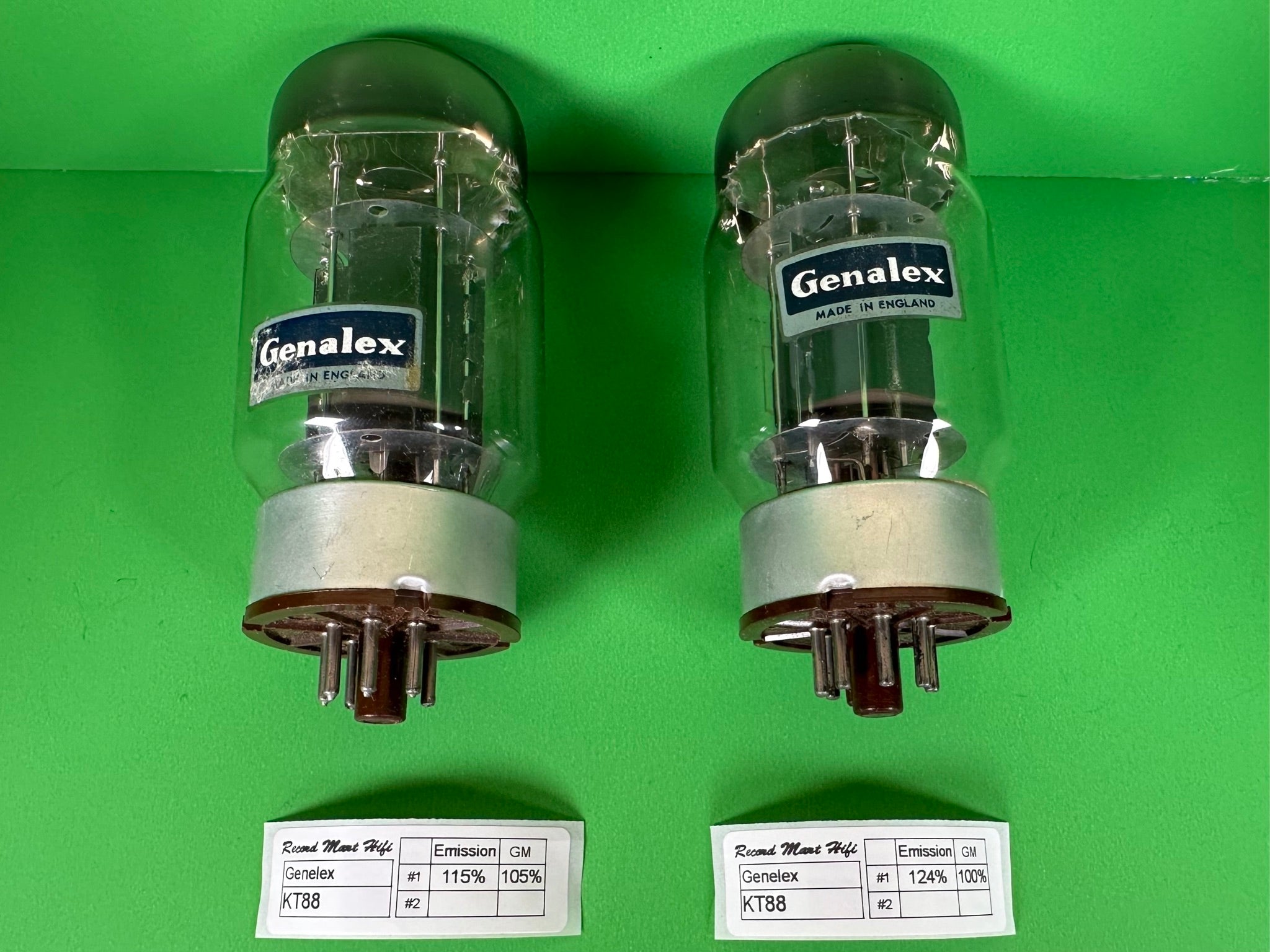 Genalex KT88 Tubes Pair Made in England Vintage – Record Mart HiFi
