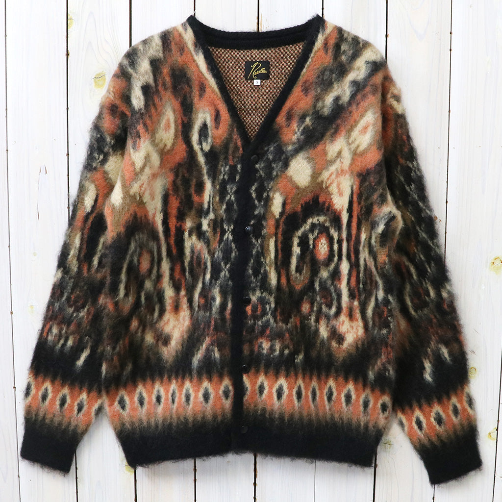 Needles (ニードルズ) : Mohair Cardigan-Paisley (Black) – Reggieshop