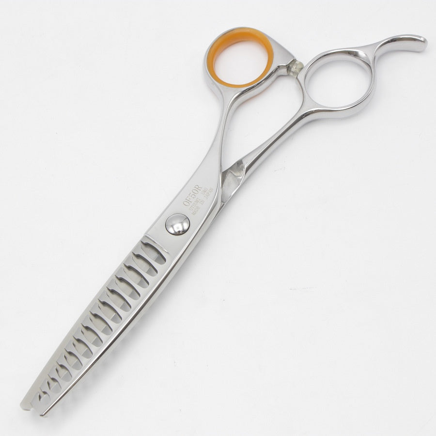 美品】内海シザー U&U OF50R セニング 6インチ オフセットハンドル 13