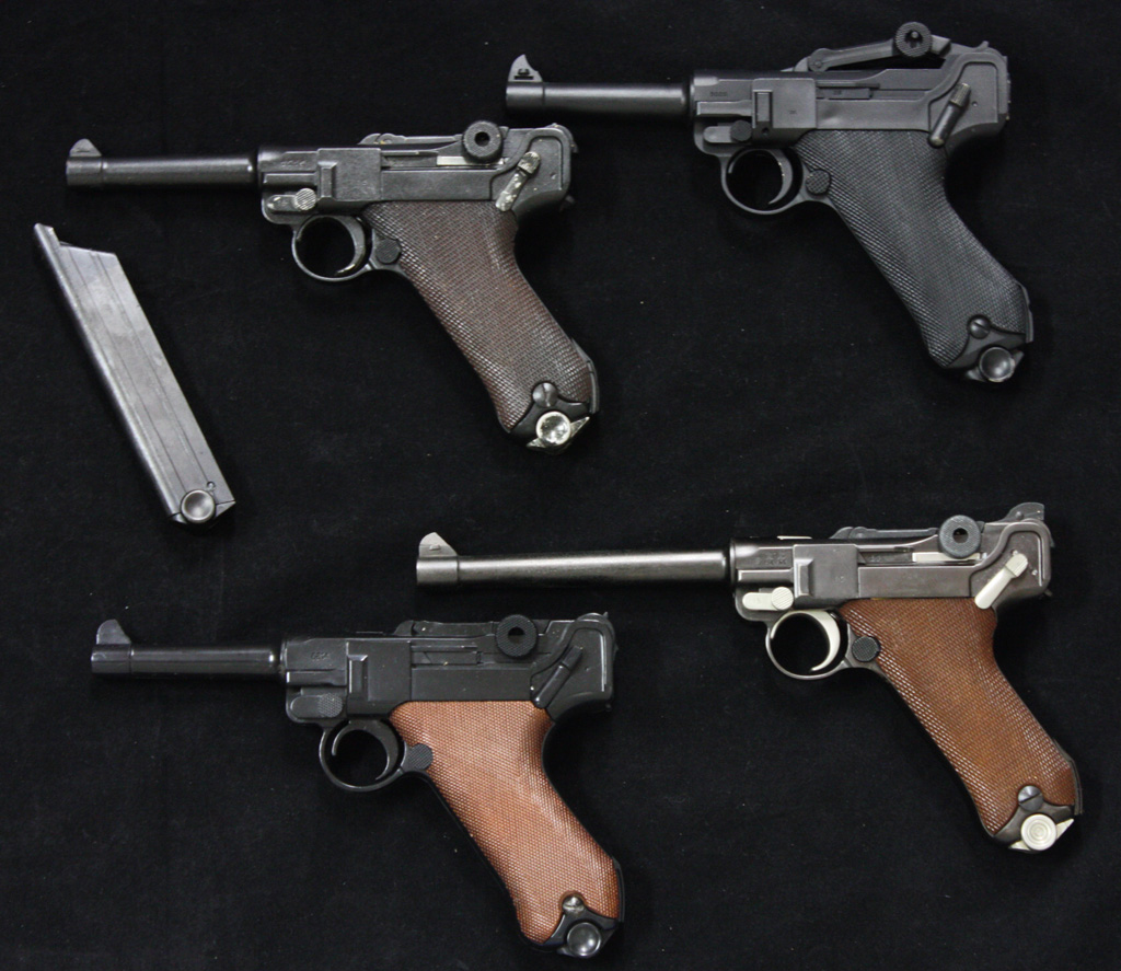 東京マルイなど ルガー P08 4インチ他 モデルガン3点