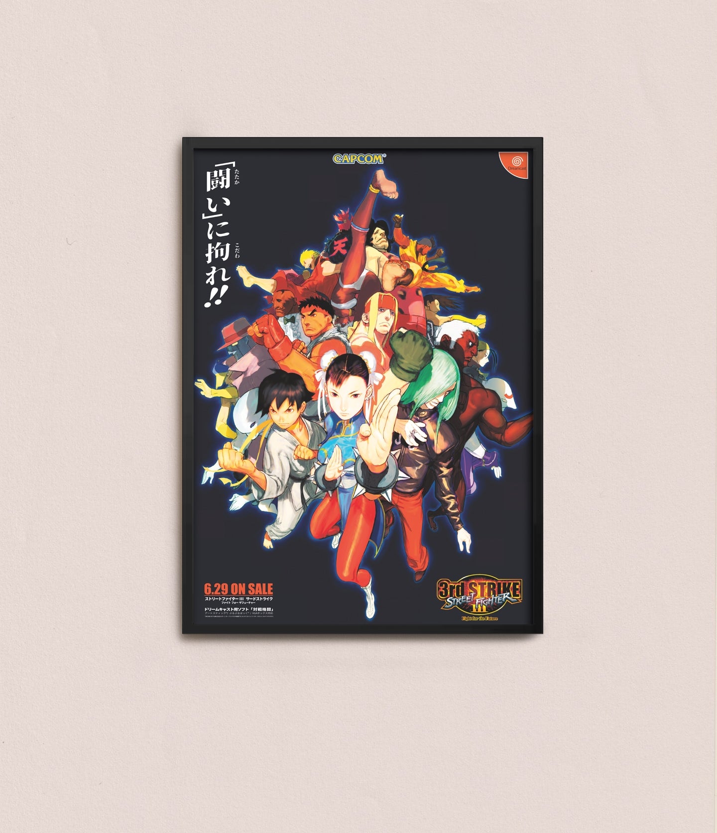 Street Fighter 3 Third Strike Japanese Promotional Poster for
