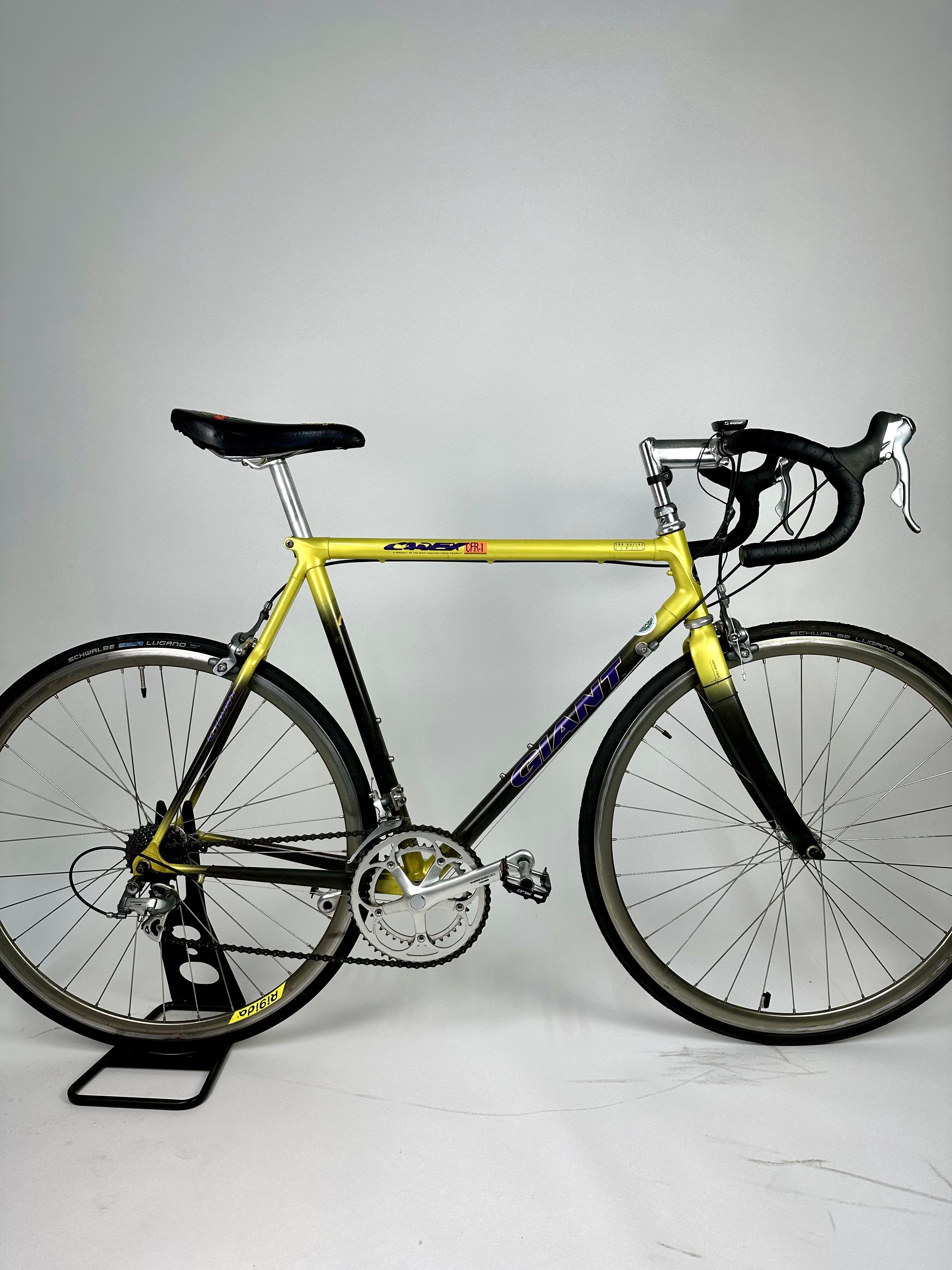 Giant Cadex Cfr1 57cm Shimano 600 tricolor – Retro Bike Rotterdam