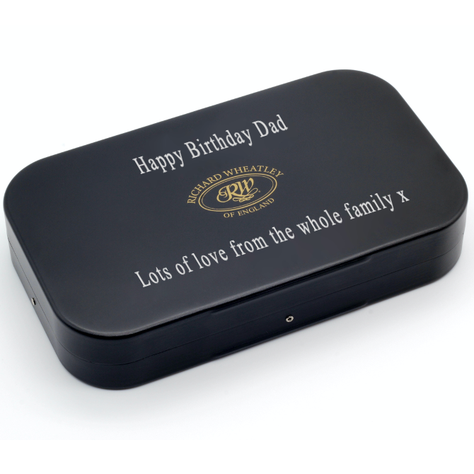 Engrave a Richard Wheatley Fly Box – Richard Wheatley Ltd.