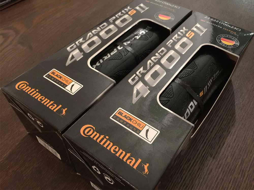 コンチネンタル GRAND PRIX 4000 S2】タイヤを交換したらロードバイク