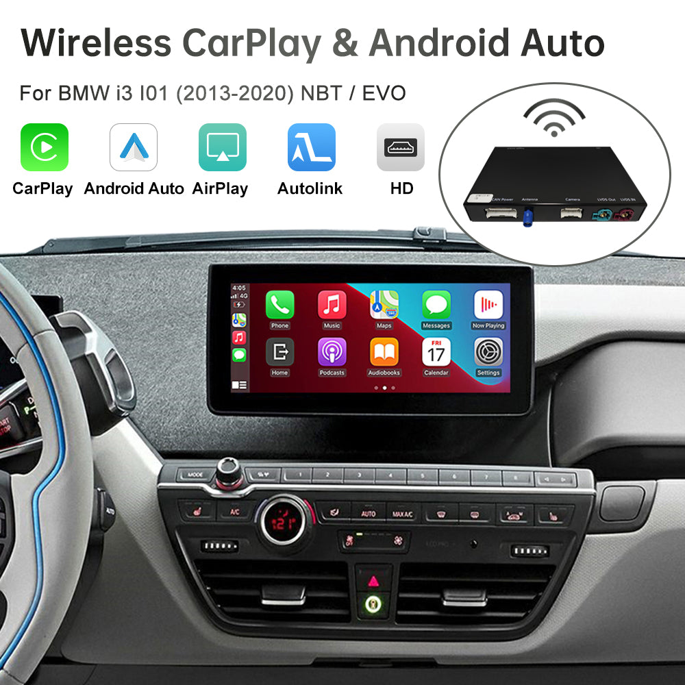 RoadTop Wireless CarPlay for BMW i3 I01 NBT, EVO System – Road Top