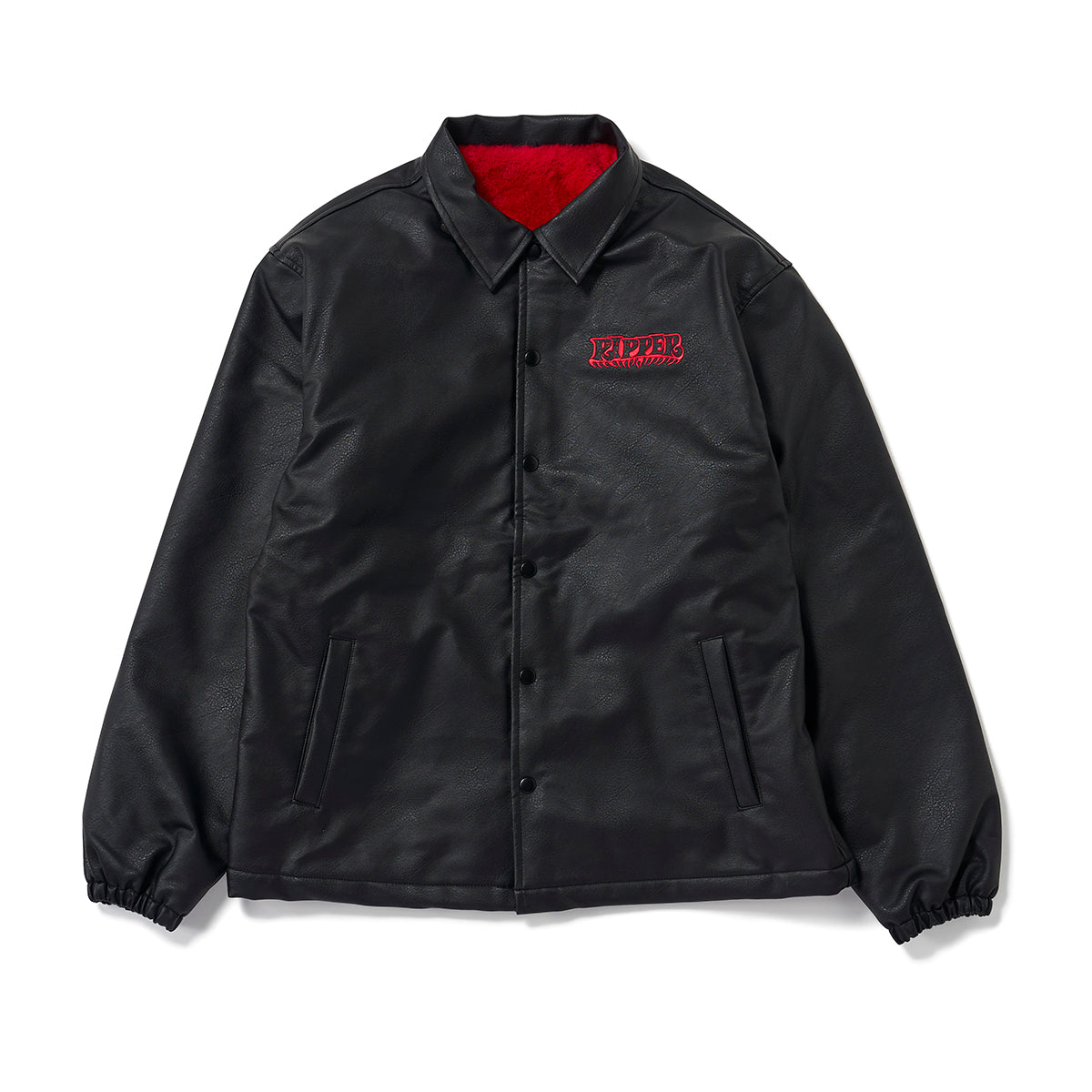 RIPPER FAKE LEATHER COACH JACKET – ROLLER magazine