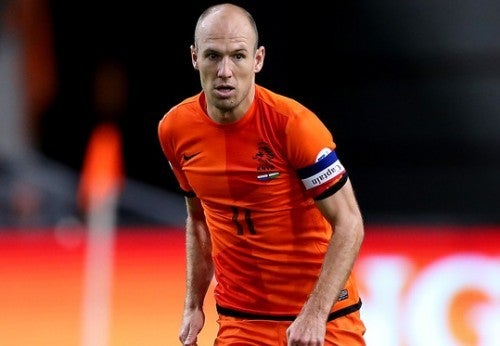 オランダ代表FWアリエン・ロッベン選手(30)が2得点の活躍でスペイン