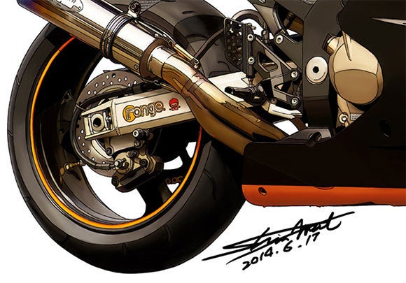 ZX-12Rだぜぃ！ ブラックスワン的な w | 油冷ユニット 3型カタナ マニア