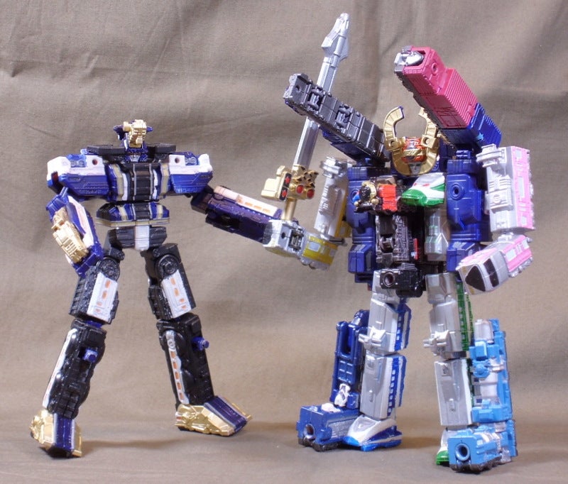 ミニプラ・烈車合体ビルドダイオー（後編） | といず・くろすおーばー！