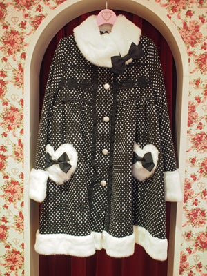 B38CO332 ドットマーガレットコート | ☆BABY,THE STARS SHINE BRIGHT