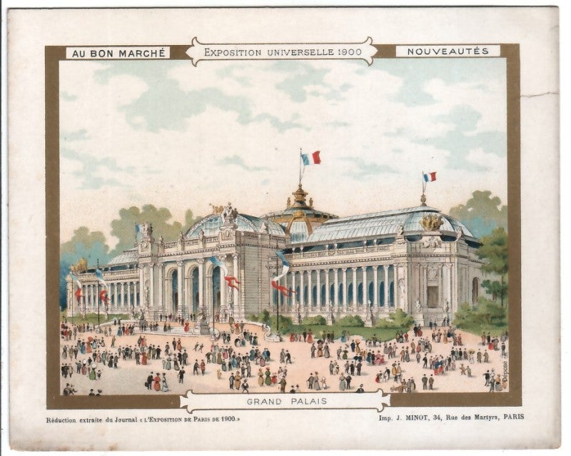 ボンマルシェのカード・・・1900年パリ万博 | 毎日がアンティーク♪