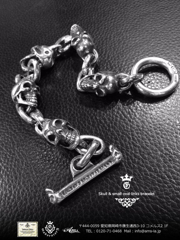 ガボラトリー,ガボール/Gaboratory】ブレスレット 5スカル