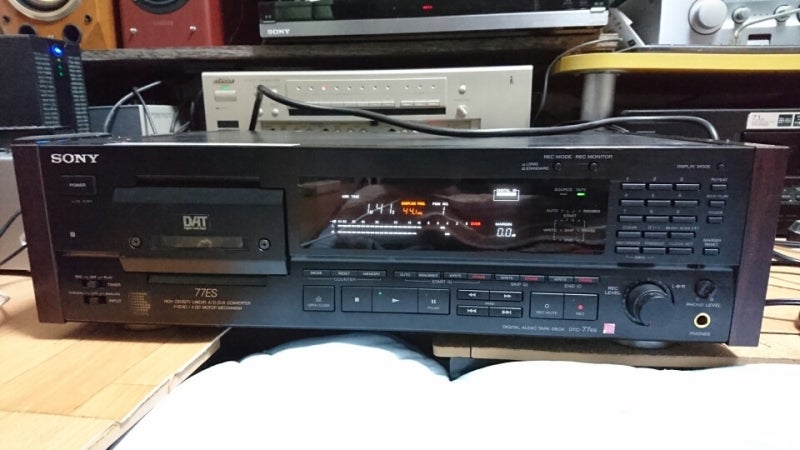 テープを普通に再生出来てしまったSONYのDATデッキDTC-77ESジャンクを