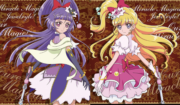 8月下旬発売のキュアミラクル&キュアマジカル クッションカバーの表情