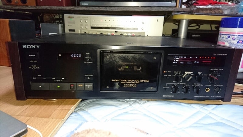 ほぼ動作OKなSONYのカセットデッキTC-K333ESGのジャンクを確保 | K'S