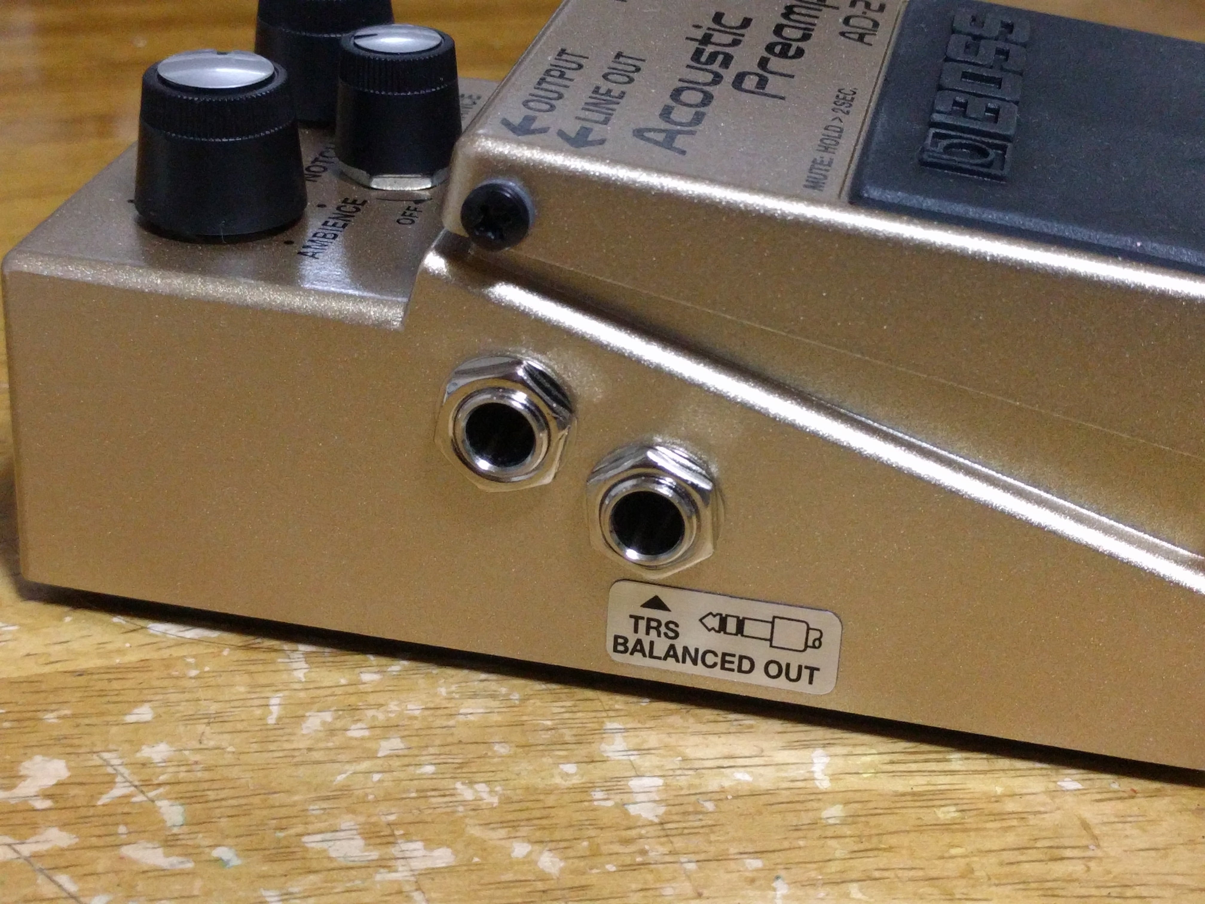 BOSSのアコギ用プリアンプ（Acoustic Preamp AD-2）買いました