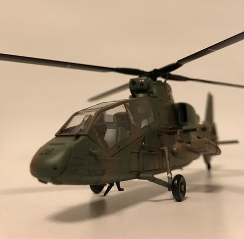 アオシマ1/72「陸上自衛隊 観測ヘリコプターOH-1」完成 | たけざくのプラモ