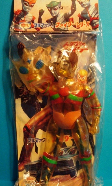 ▽トリプルファイター ブルマァク マスク脱着 スタンダードソフビ