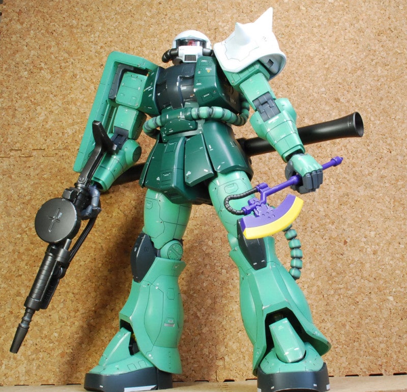 1/48 メガサイズモデル 量産型ザク 完成♪ | ほぼ週刊ガンプラ製作新聞