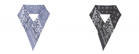 ルイ・ヴィトンの「モノグラムフラワー・バンダナ」を、ドーバー