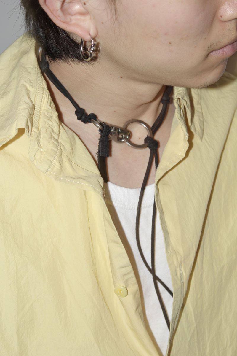 OUR LEGACY | LADON / BLACK LEATHER レザーネックレス – STOCK