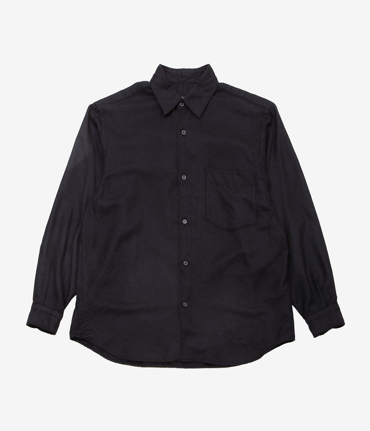 COMOLI ''カシミヤシルク 製品染シャツ'' (NAVY) – THE STORE BY MAIDENS