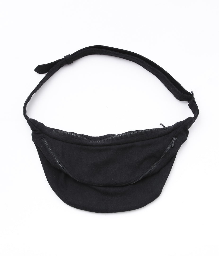 COMOLI ''シルクネップ ウエストバッグ'' (BLACK) – THE STORE BY MAIDENS