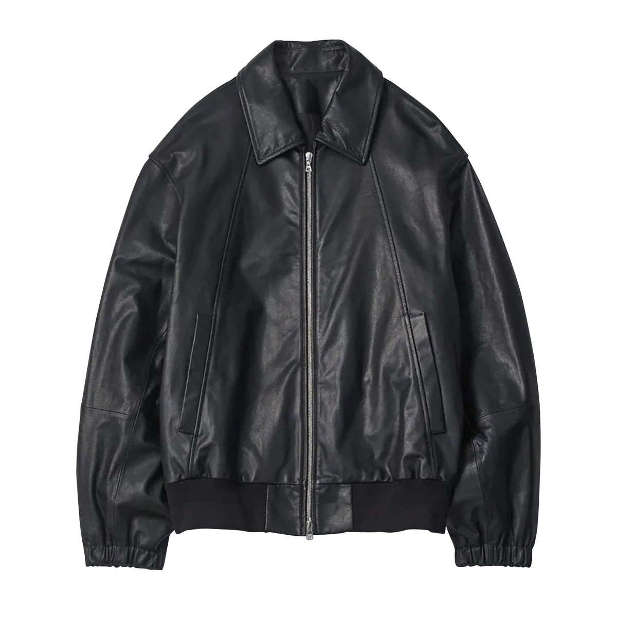 LEATHER ZIP SHORT JACKET – OBLIGE