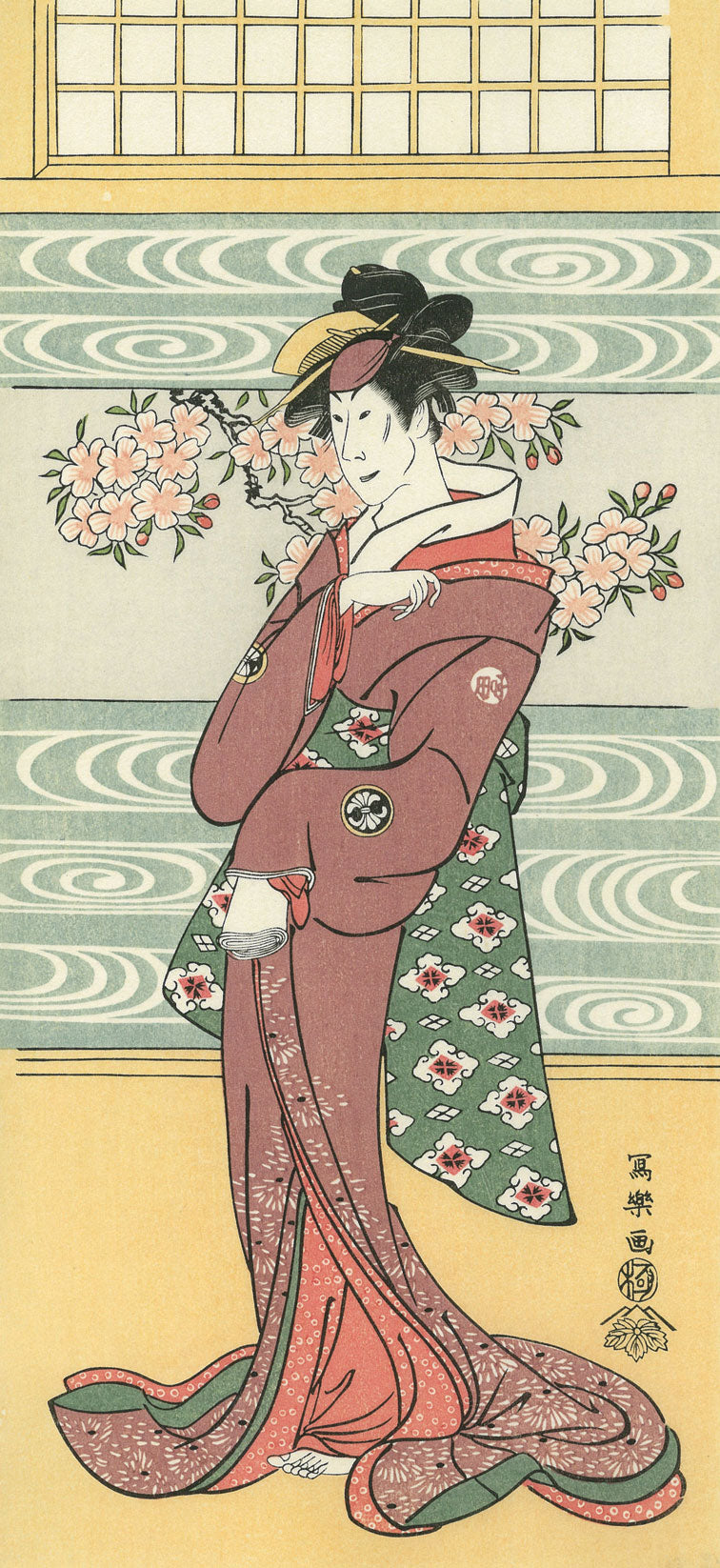 Toshusai Sharaku（東洲斎写楽） 東洲斎写楽「二代目瀬川富三郎 芸者姿