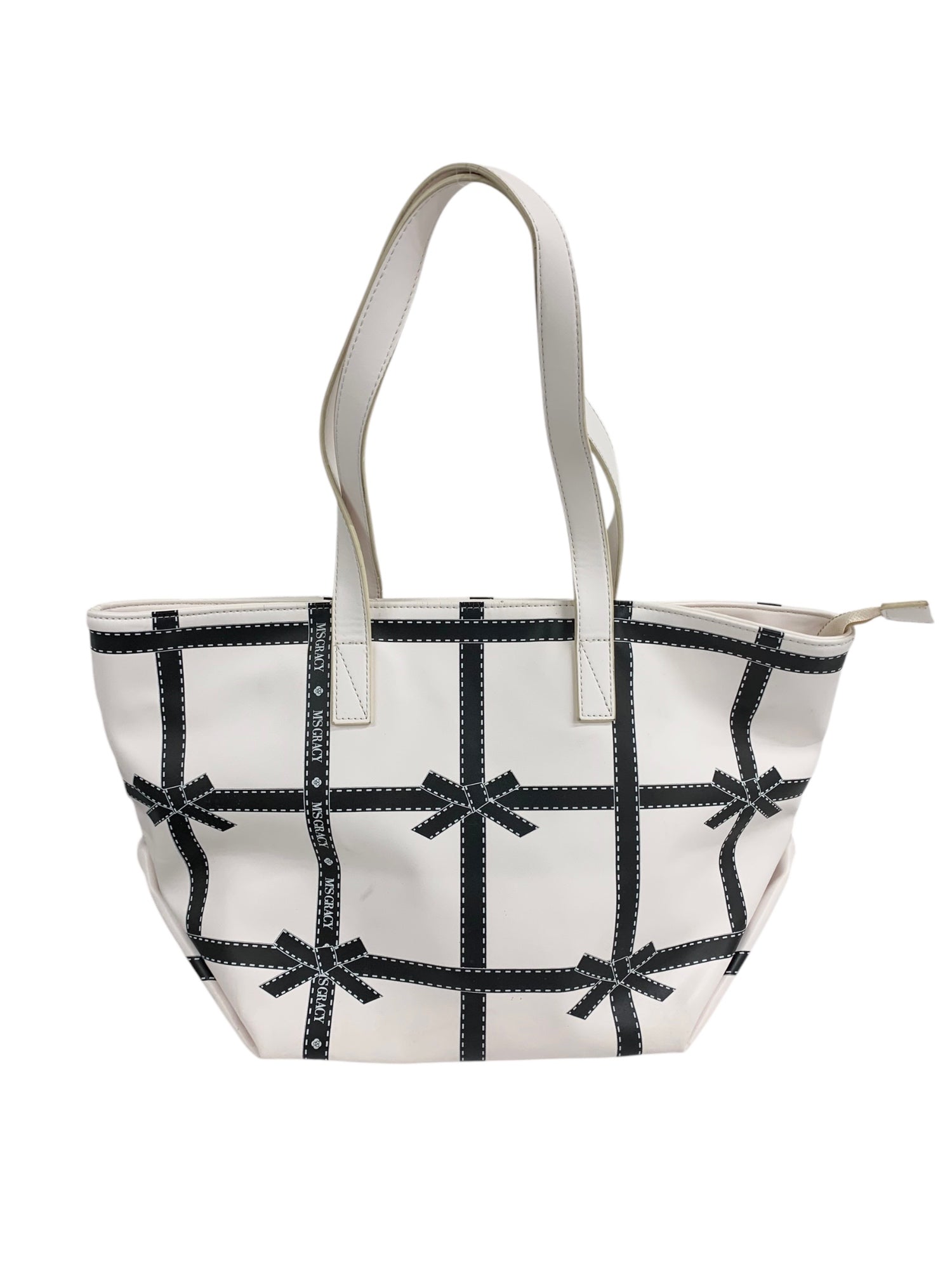 エムズグレイシー バッグ 094302 ピンク リボン | 中古ブランド品